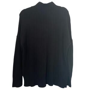 Abercrombie & Fitch Black High Neck Knit Sweater Womens Size Medium